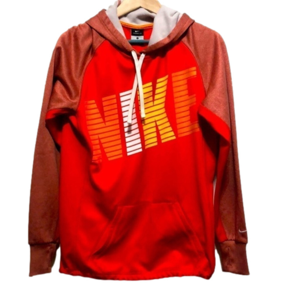 Nike Pullover Sweatshirt Hoodie Thermal-Fit Long Sleeve W/ Thumb Hole Size Small